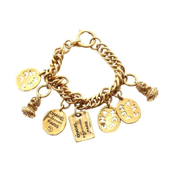 Chanel Gold Plated Bracelet - Picture 1 of 9